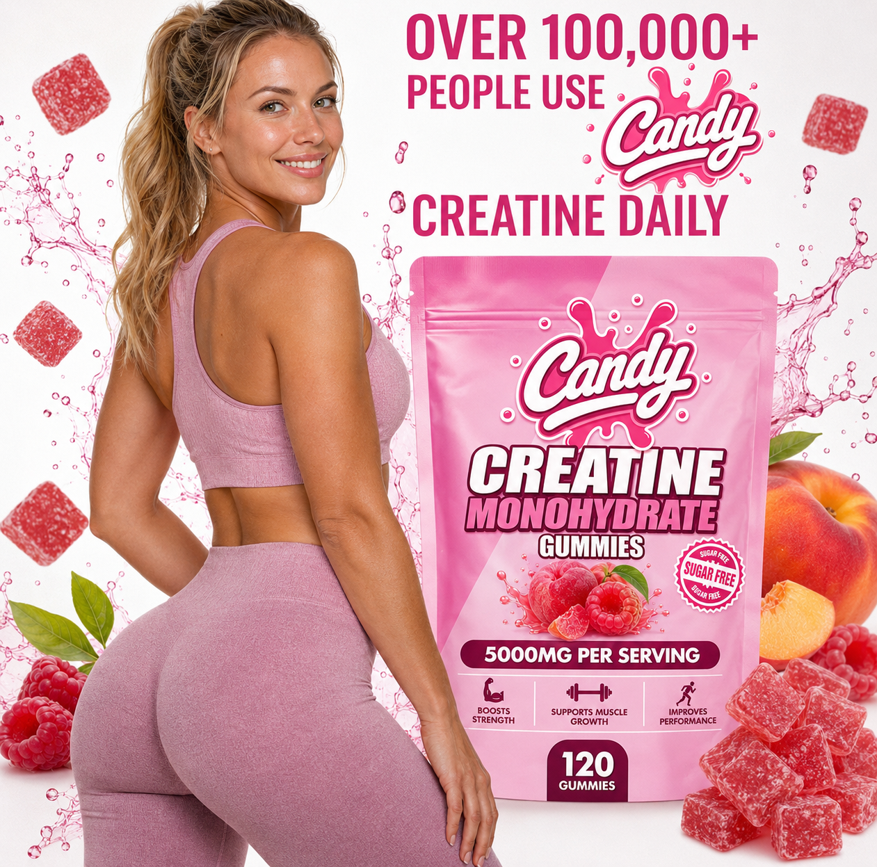 For Her Creatine Gummies by Candy